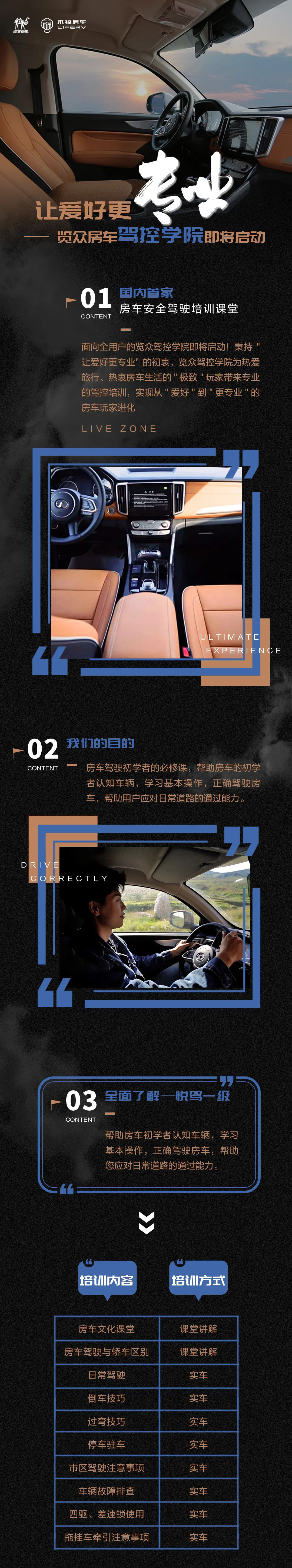 讓愛好更專業(yè)！覽眾房車駕控學院即將啟動